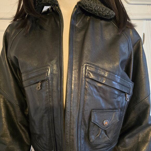 Diva Sport NYC Black Leather Jacket, Size M - Picture 9 of 14